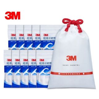 3M - 台灣製超細滑牙線棒 (1袋10包共500支)