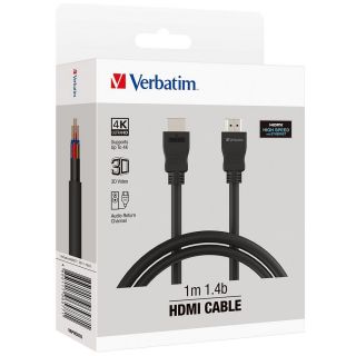 Verbatim - 100cm 1.4b HDMI 傳輸線 (黑色)