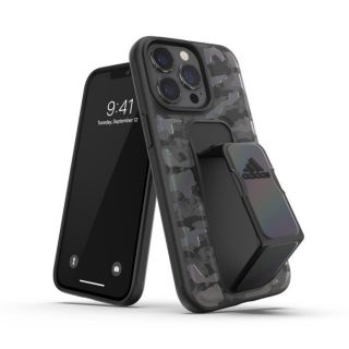 Adidas - Performance iPhone 13 Pro CAMO 運動型手握帶保護殻 (黑)