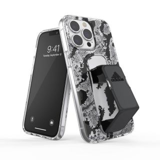 Adidas - Sport iPhone 13 Pro Paisley 手握帶保護殻 (碳黑)