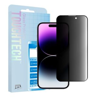 Movfazz - ToughTech iPhone 14 Pro 防偷窺玻璃全屏幕保護貼 - 黑邊