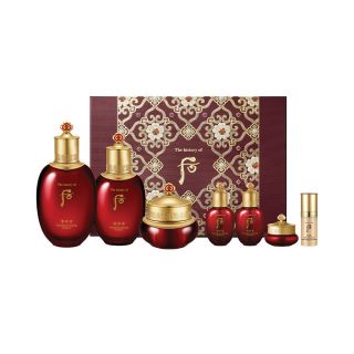 The History of Whoo - 津率享·紅山蔘滋養3件套裝 (水150ml&20ml+乳110ml&20ml+面霜30ml+精華8ml+眼霜4ml)