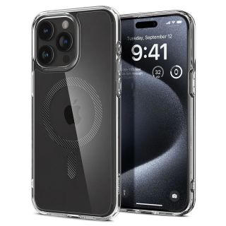 Spigen - iPhone 15 Pro Ultra Hybrid MagFit 磁吸保護殼（兼容 MagSafe）(碳纖黑)