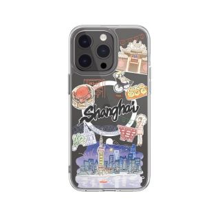 SwitchEasy - iPhone 15 Pro Max City M 手繪晶亮透明軍規防摔殼（兼容 MagSafe）(上海)