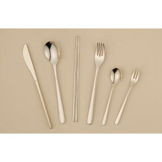 Edelkochen - Polina Cutlery 不鏽鋼餐具6件套裝 (香檳金緞面磨沙)