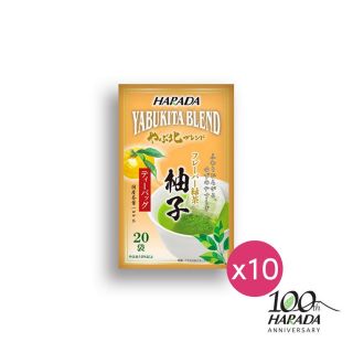 原田製茶 - 藪北柚子綠茶茶包 (1.8克 x 20茶包) (10件)