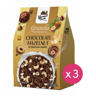 Granola is Younger Farm - 朱古力榛子味 格蘭諾拉麥片 (200g x 3件)