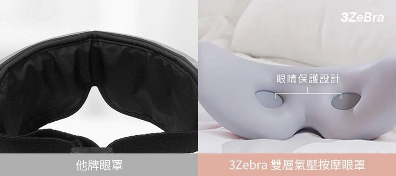 3zebra 雙層氣壓按摩眼罩