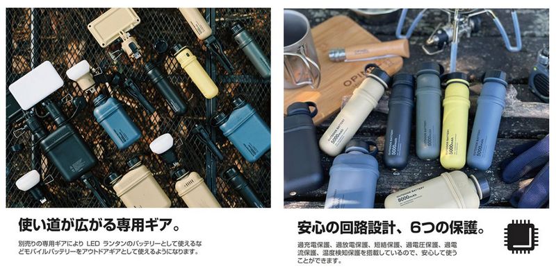 NESTOUT軍事風移動電源 10000mAh 20W C×1+A×1 灰色