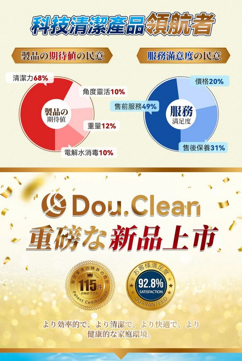 Double Clean強力全吸電解消毒自烘自淨乾濕拖掃洗地機PRO 2.0 VW2203C原裝香港行貨