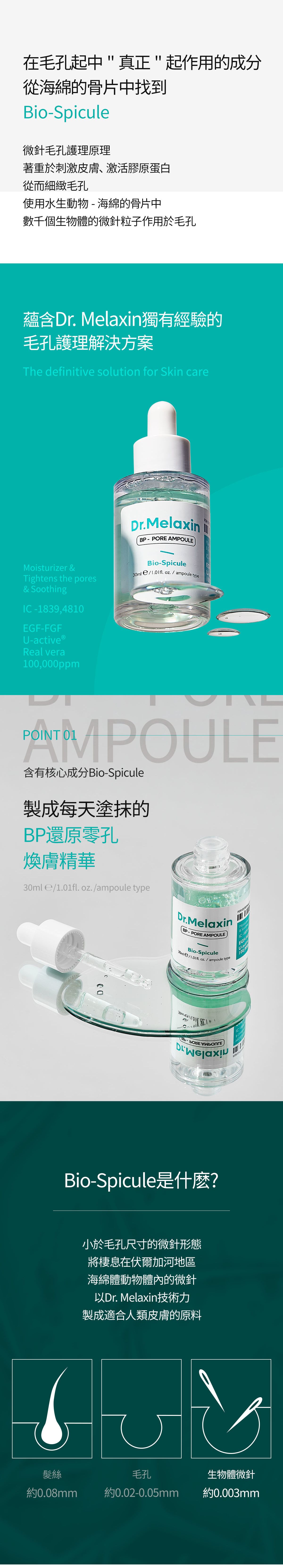 Dr. Melaxin BP還原零孔煥膚精華 30ml